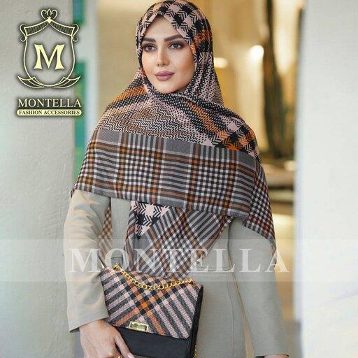 روسری یا شال  طرح بری بری برند مونتلا ارسال رایگان به سراسر کش